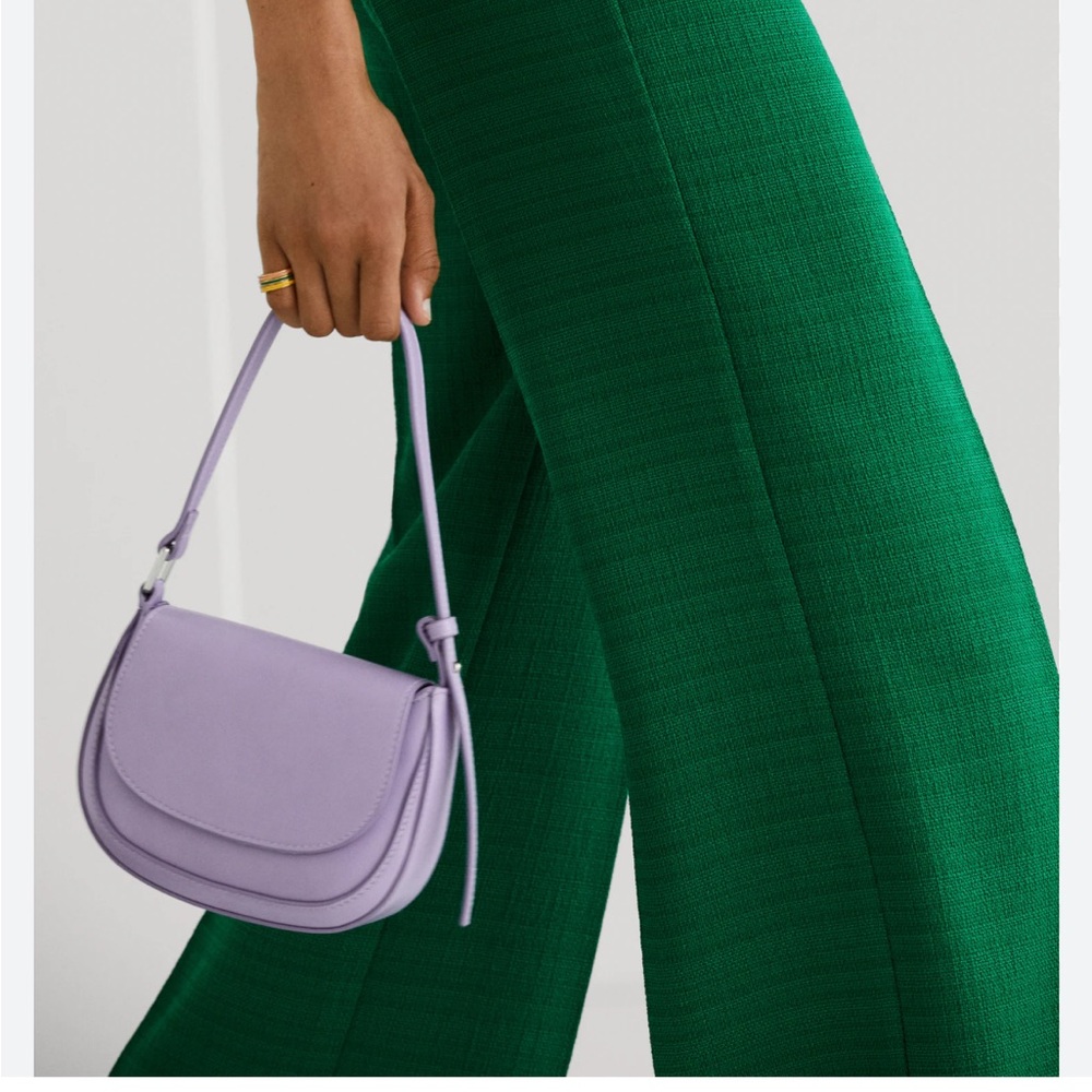 NWT Mango Lavender Shoulder Bag perfect for spring and summer - Picture 15 of 15